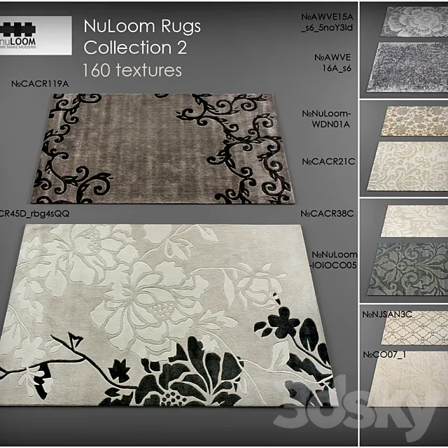 Nuloom rugs2 3DModel Nuloom rugs2 3DModel