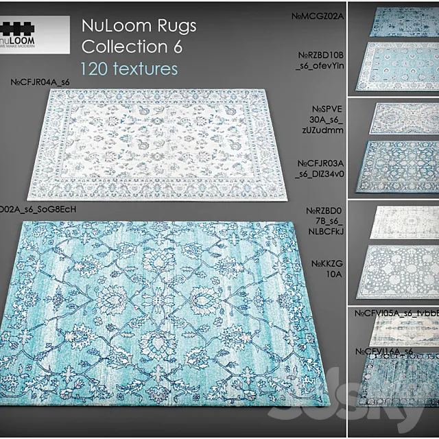 Nuloom rugs6 3DModel Nuloom rugs6 3DModel