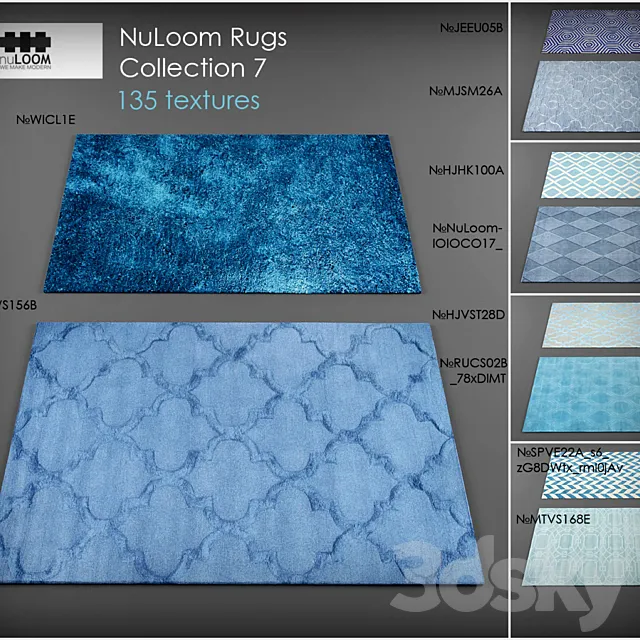 Nuloom rugs7 3DModel Nuloom rugs7 3DModel