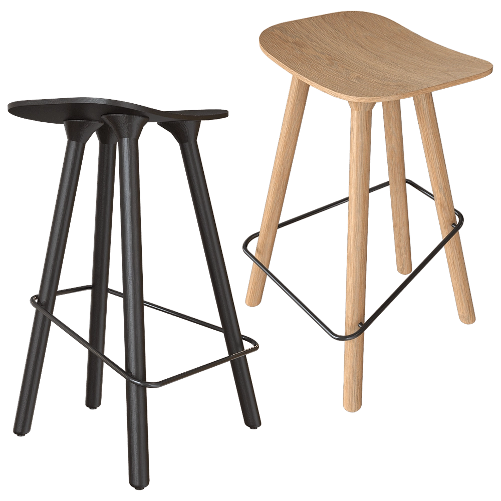 Nunc – Bar stool Cot W67 3D Model Nunc – Bar stool Cot W67 3D Model