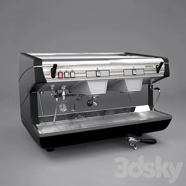Nuova Simonelli Appia II coffee machine 3D Model