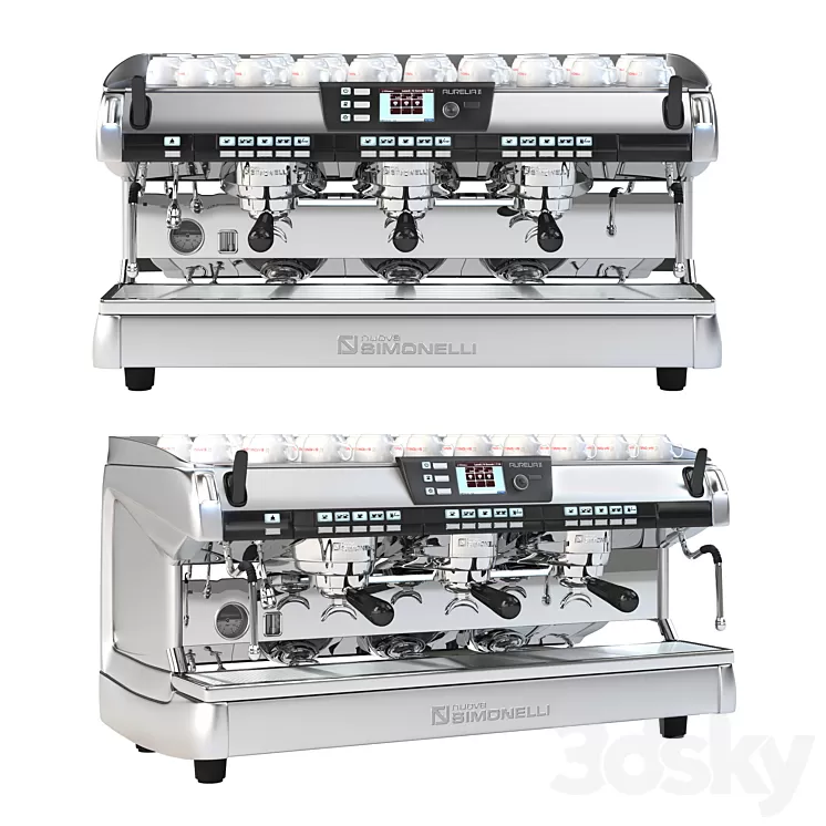 Nuova Simonelli Aurelia II Digit (2gr / 3gr / 4gr) 3D Model