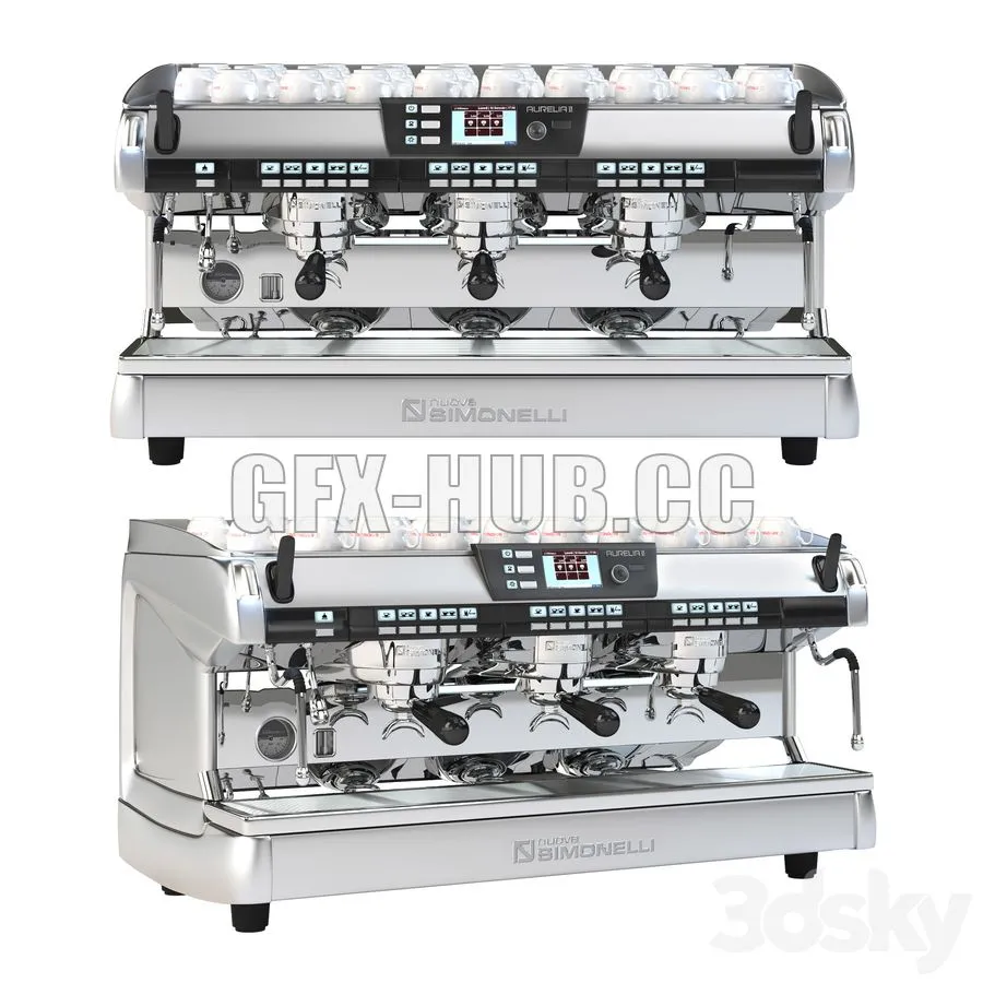 Nuova Simonelli Aurelia II Digit 3D Model