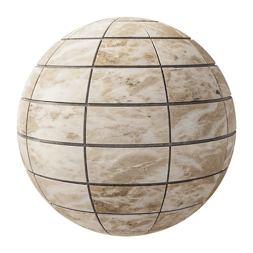 Nur Mosaic – Beige marble for interior decoration 3D Model Nur Mosaic – Beige marble for interior decoration 3D Model