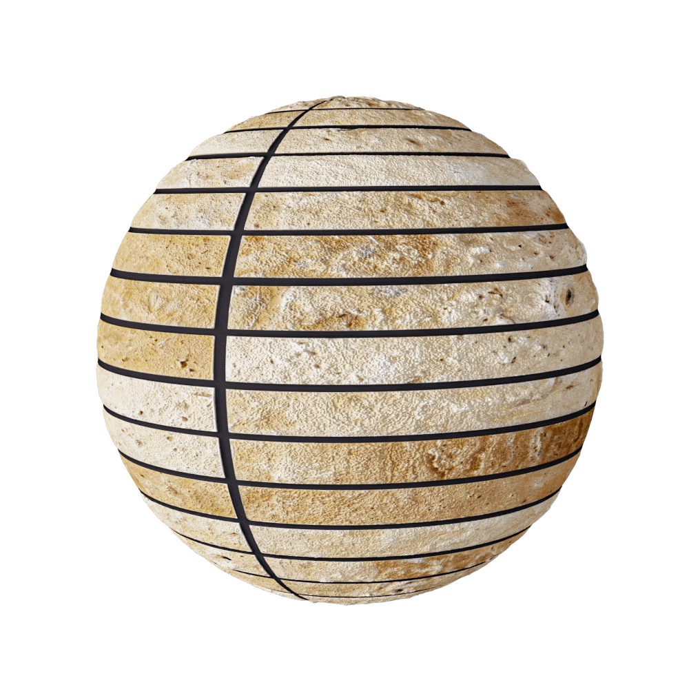 Nur Mosaic – French linear travertine mosaic tile 3D Model Nur Mosaic – French linear travertine mosaic tile 3D Model