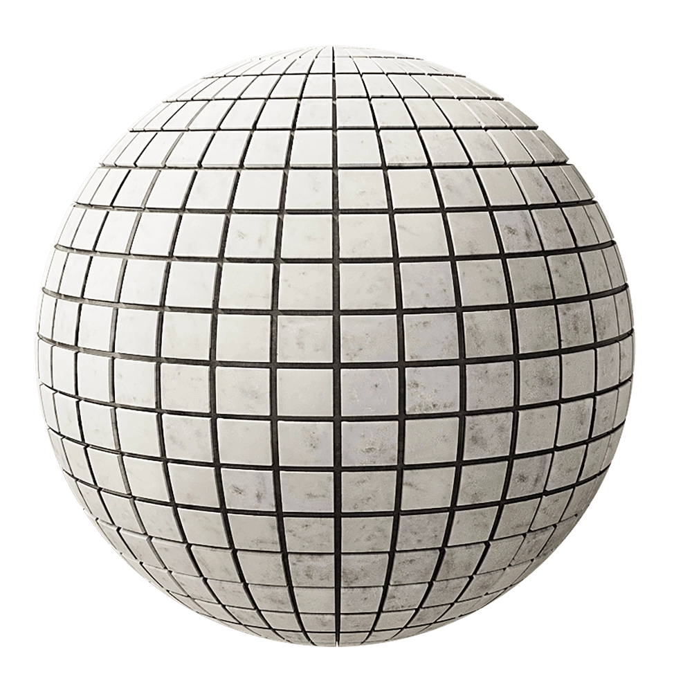 Nur Mosaic – Italian marble white carrara 3D Model Nur Mosaic – Italian marble white carrara 3D Model