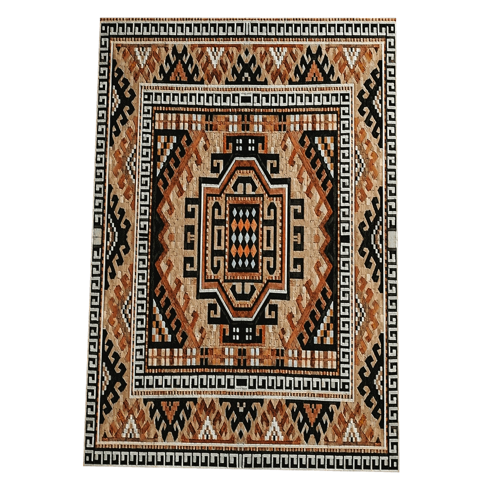 Nur Mosaic – Mosaic Armenian carpet with natural frame 3D Model Nur Mosaic – Mosaic Armenian carpet with natural frame 3D Model