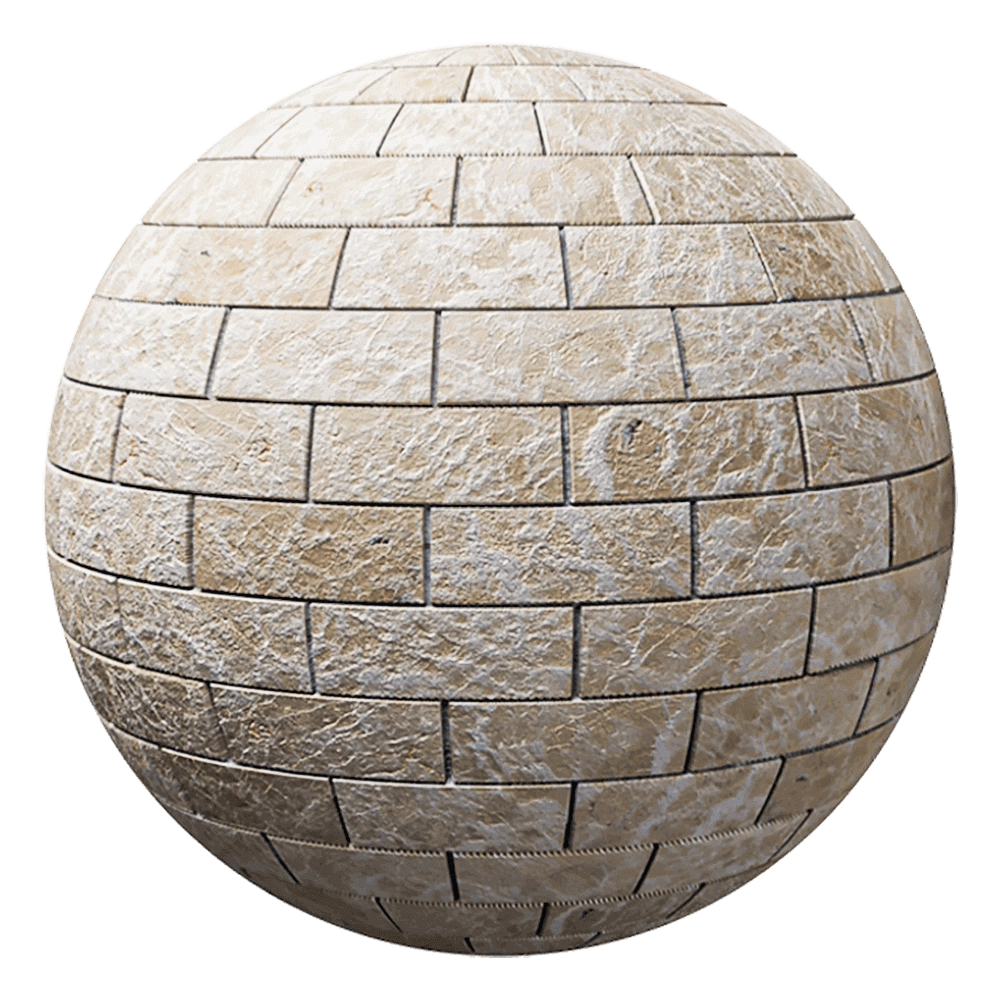 Nur Mosaic – Royal beige marble mosaic 3D Model Nur Mosaic – Royal beige marble mosaic 3D Model