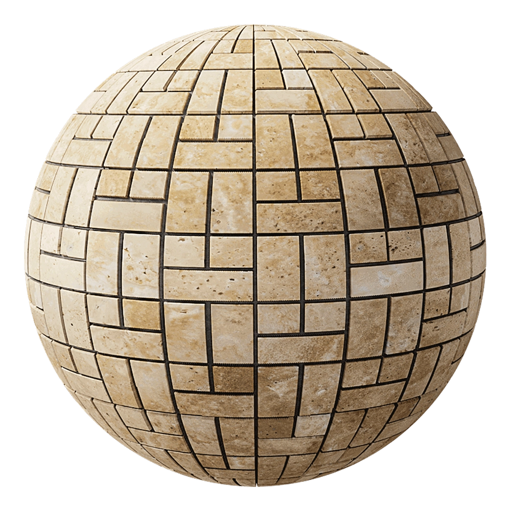 Nur Mosaic – Travertine classic mosaic tile arte lmperiale collection 3D Model Nur Mosaic – Travertine classic mosaic tile arte lmperiale collection 3D Model