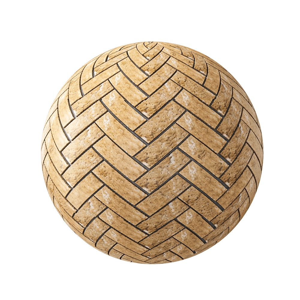 Nur Mosaic – Travertine herringbone mosaic tile honed 3D Model Nur Mosaic – Travertine herringbone mosaic tile honed 3D Model