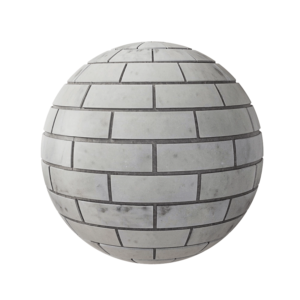 Nur Mosaic – White marble mosaic 3D Model Nur Mosaic – White marble mosaic 3D Model