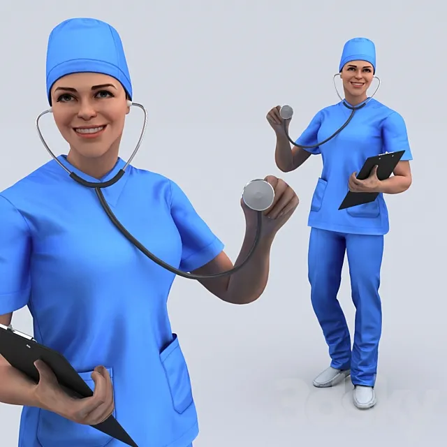 Nurse 3D Model