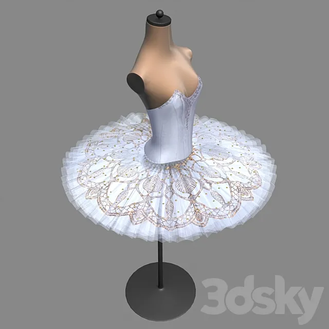 Nutcracker Ballet Tutu – The Nutcracker 3D Model
