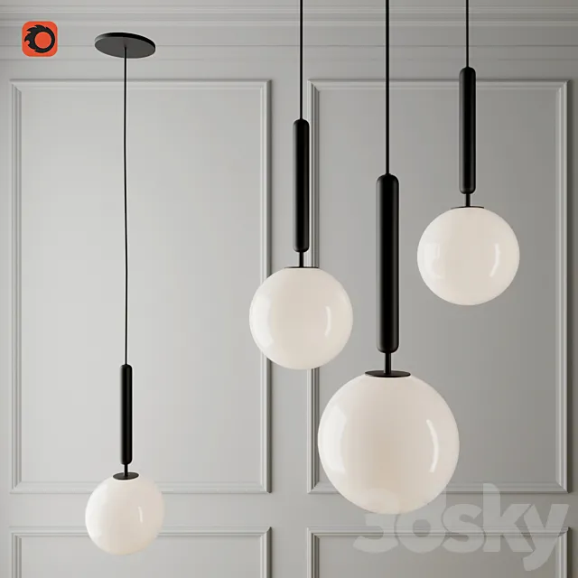 Nuura miira 1 opal 3D Model