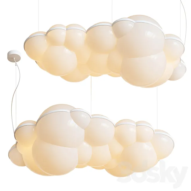 Nuvola Pendant Lamp 3D Model Nuvola Pendant Lamp 3D Model