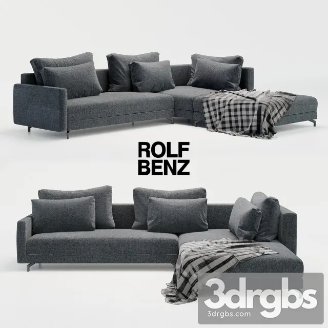 Nuvola Rolf Benz Sofa 01 3D Model Download