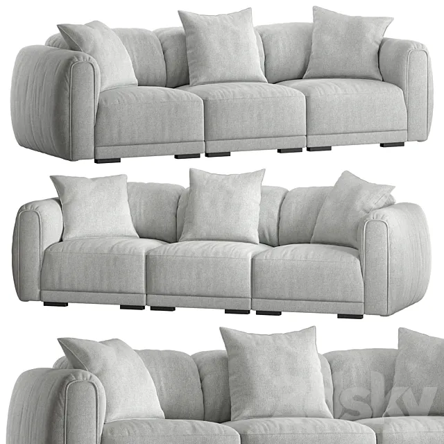 Nuvola three-seater sofa from Dantonehome 3D Model