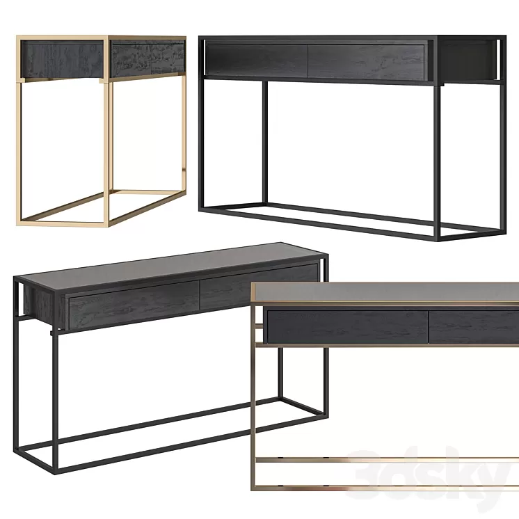 NV Gallery Devon Console 3D Model