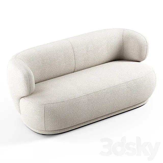NV Gallery – Giulia 2 seater sofa 3D Model NV Gallery – Giulia 2 seater sofa 3D Model