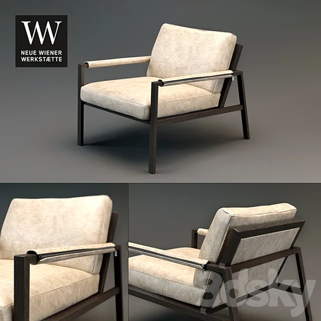 NWW Design _ Boheme loungechair 3D Model NWW Design _ Boheme loungechair 3D Model