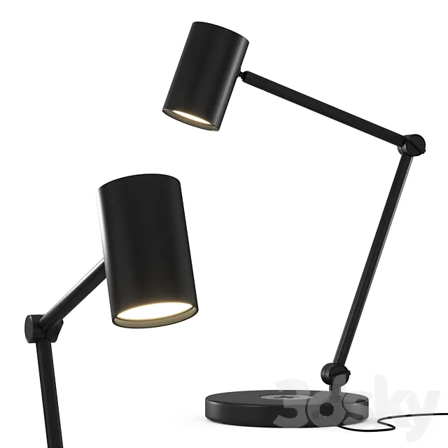 NYMÅNE _ NYMANE Work Lamp 3D Model NYMÅNE _ NYMANE Work Lamp 3D Model