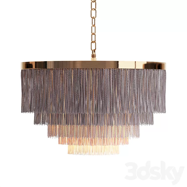 Oahu Fringe Pendant by Anthropologie 3D Model