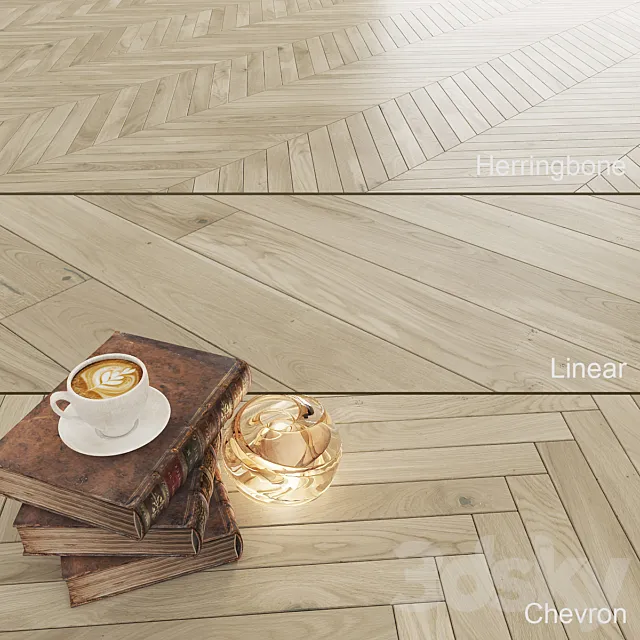 Oak Biscuits Grande 3D Model