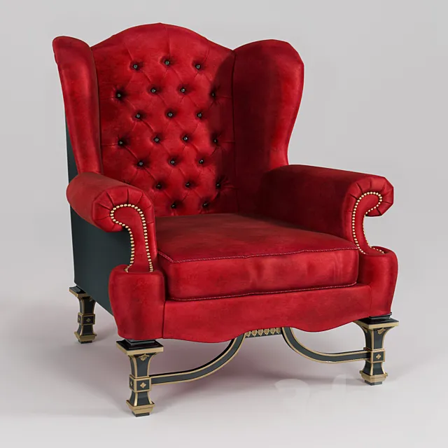 Oak chair 3D Model Oak chair 3D Model