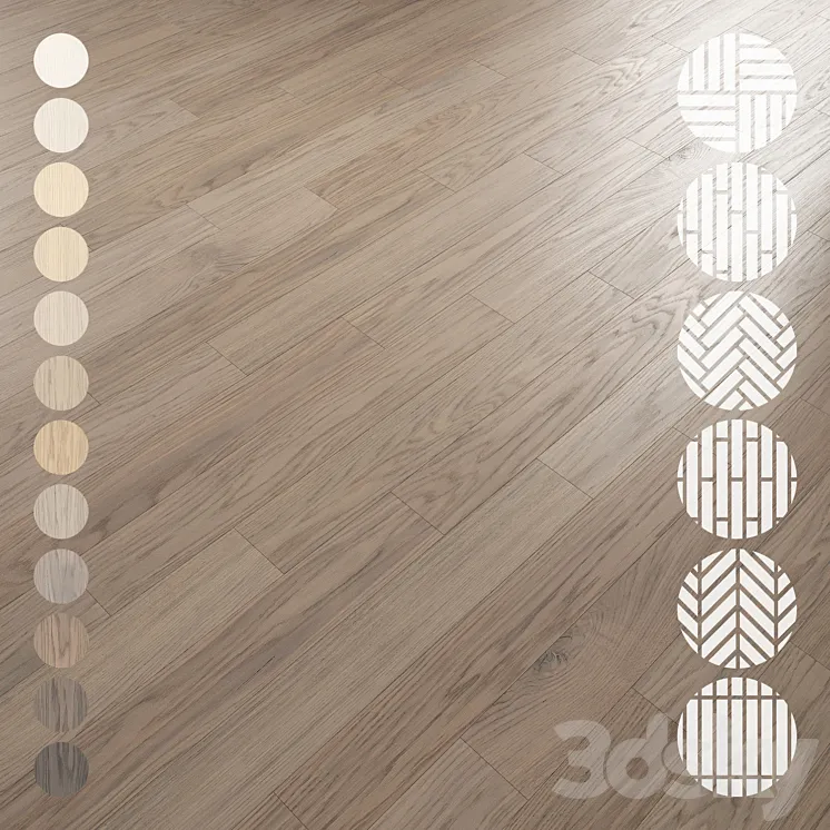 Oak Flooring Set 044 3D Model Free Download Oak Flooring Set 044 3D Model Free Download
