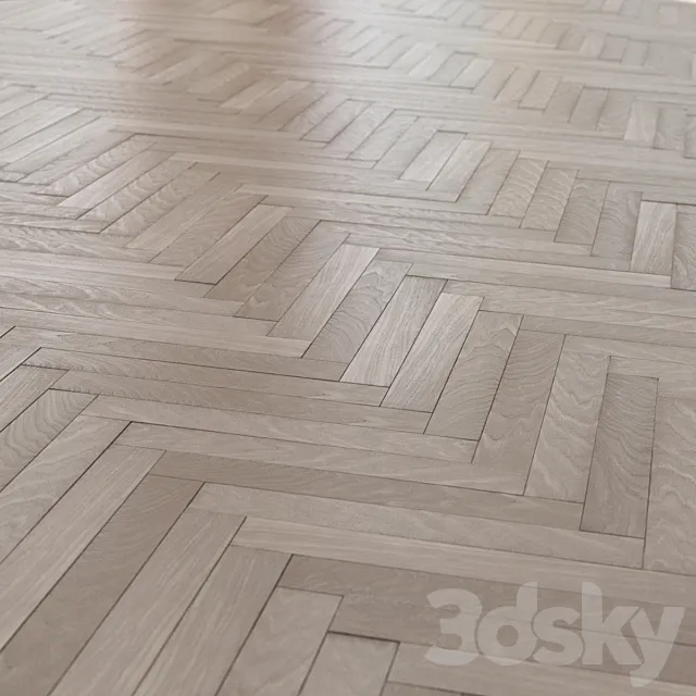 oak herringbone parquet 3D Model oak herringbone parquet 3D Model