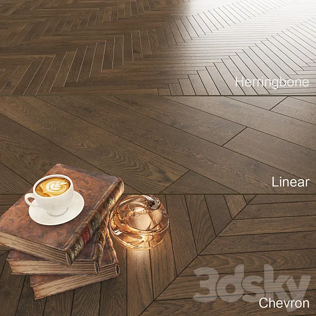 Oak Matte Lacquer Deska 3D Model