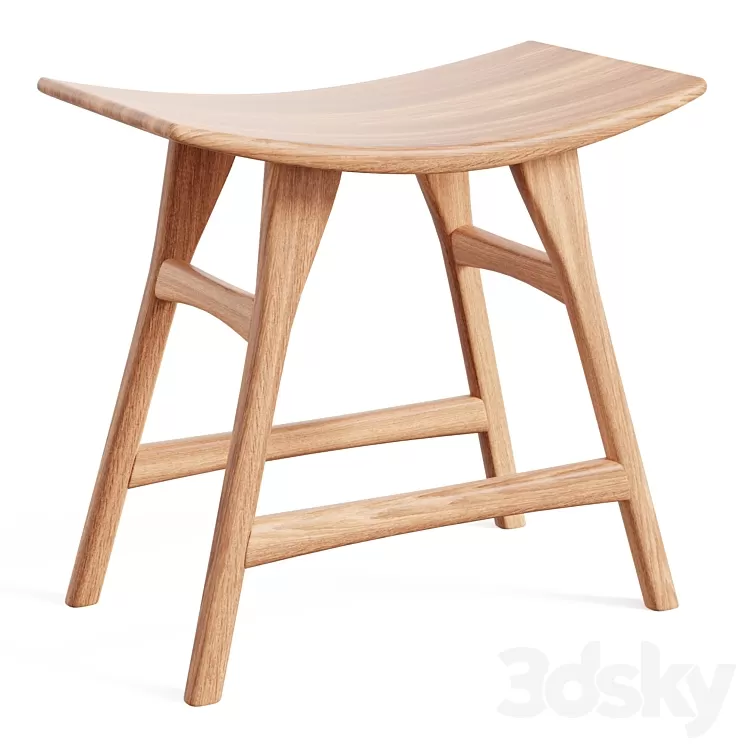 Oak Osso Stool 3D Model Free Download Oak Osso Stool 3D Model Free Download