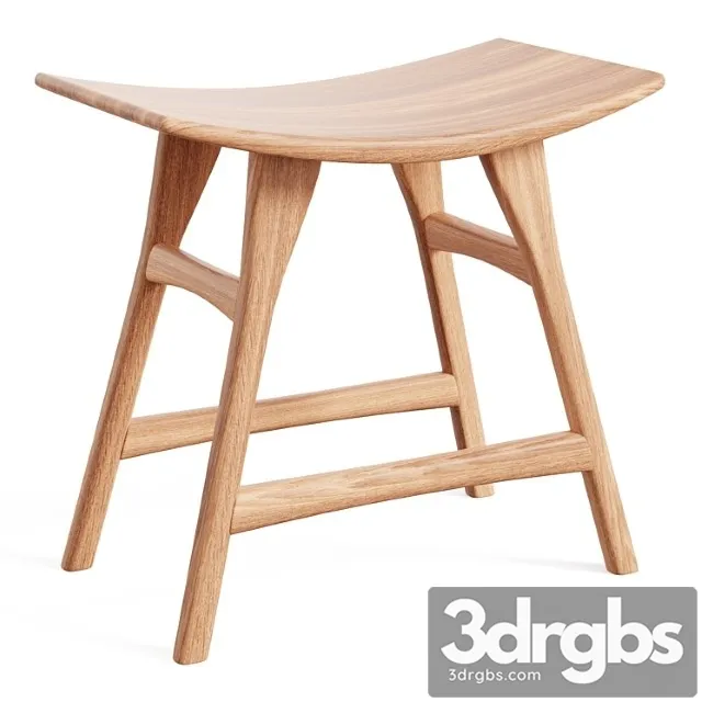 Oak osso stool