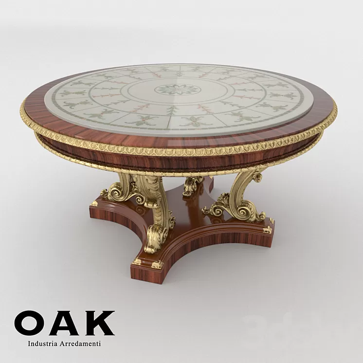 OAK Redwwod Table mg1024 3D Model OAK Redwwod Table mg1024 3D Model