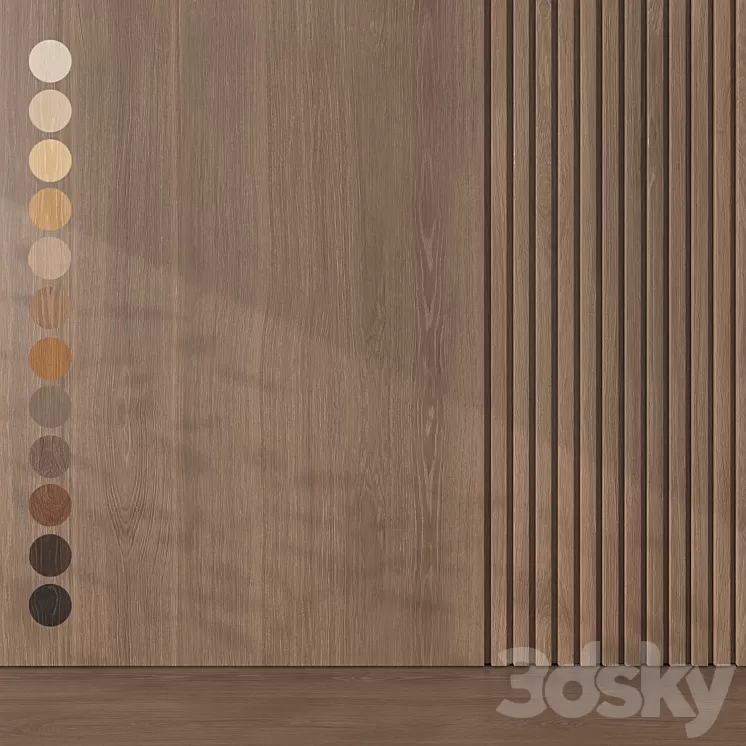 Oak texture 002 3D Model