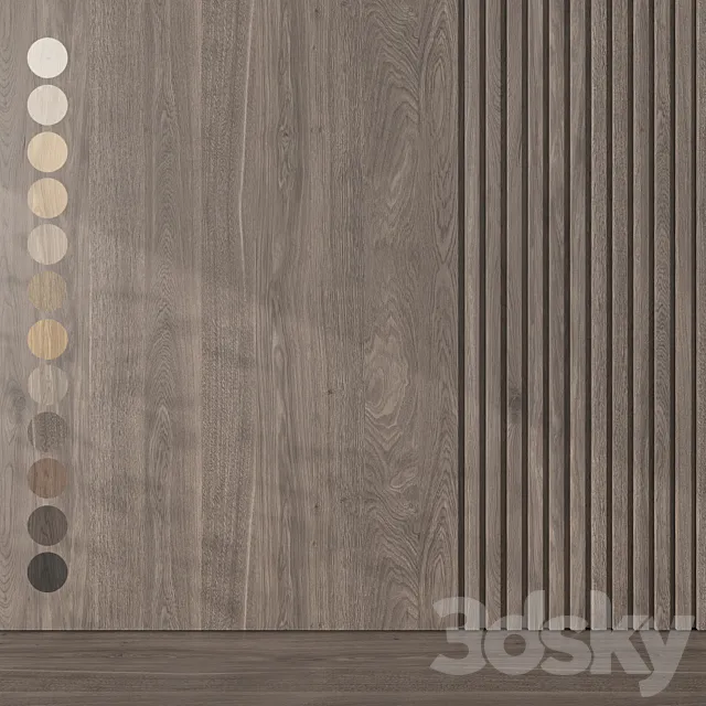 Oak texture 019 3D Model