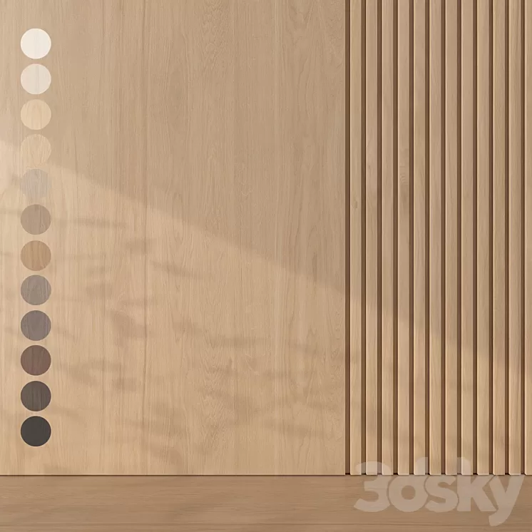 Oak texture 036 3D Model