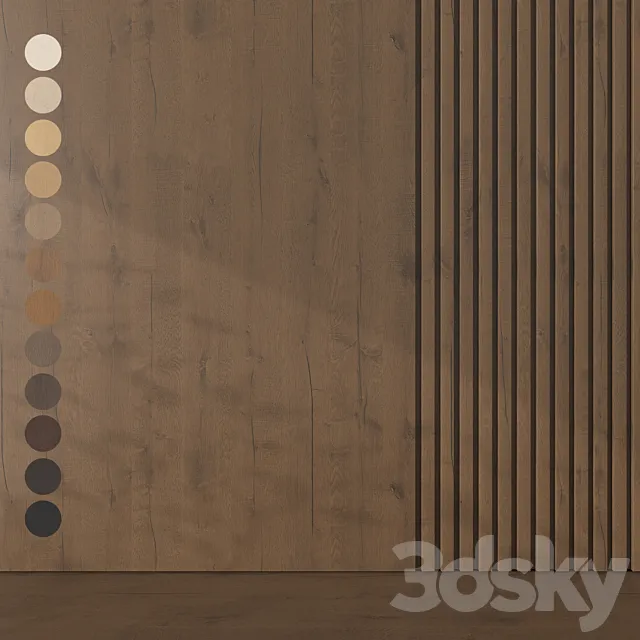 Oak texture 044 3D Model