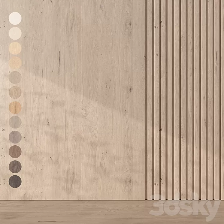 Oak texture 064 3D Model