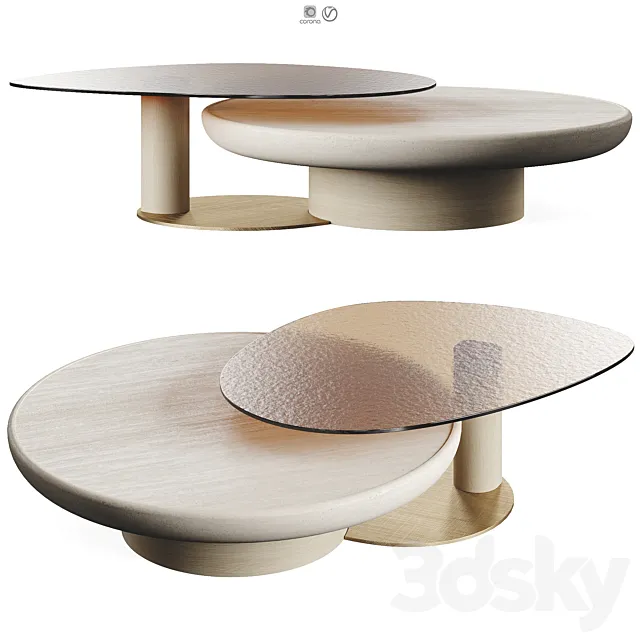 Oasis V3 Outdoor Table by Luxlucia Casa 3D Model Oasis V3 Outdoor Table by Luxlucia Casa 3D Model