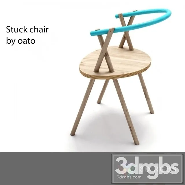 Oato Stuck Chair 3D Model Download Oato Stuck Chair 3D Model Download