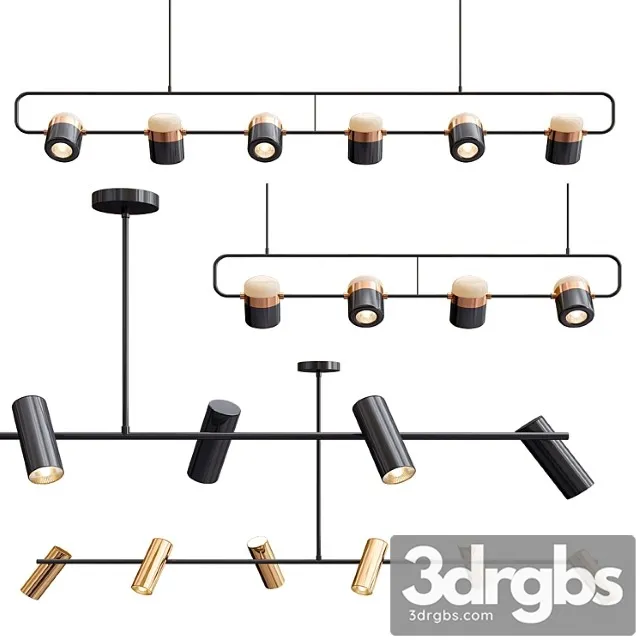 Obie diner & ling pl6 linear suspension light Obie diner & ling pl6 linear suspension light
