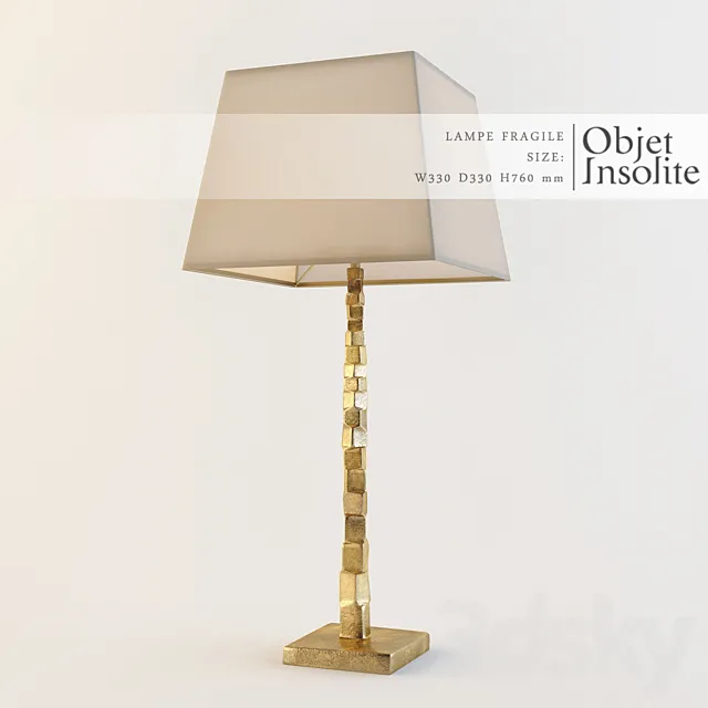 Objet insolite_FRAGILE 3D Model