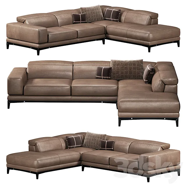 Oblo Sofa by Natuzzi 3D Model Oblo Sofa by Natuzzi 3D Model