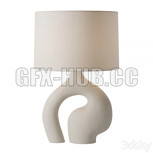 Oblong Loop Table Lamp 3D Model Oblong Loop Table Lamp 3D Model