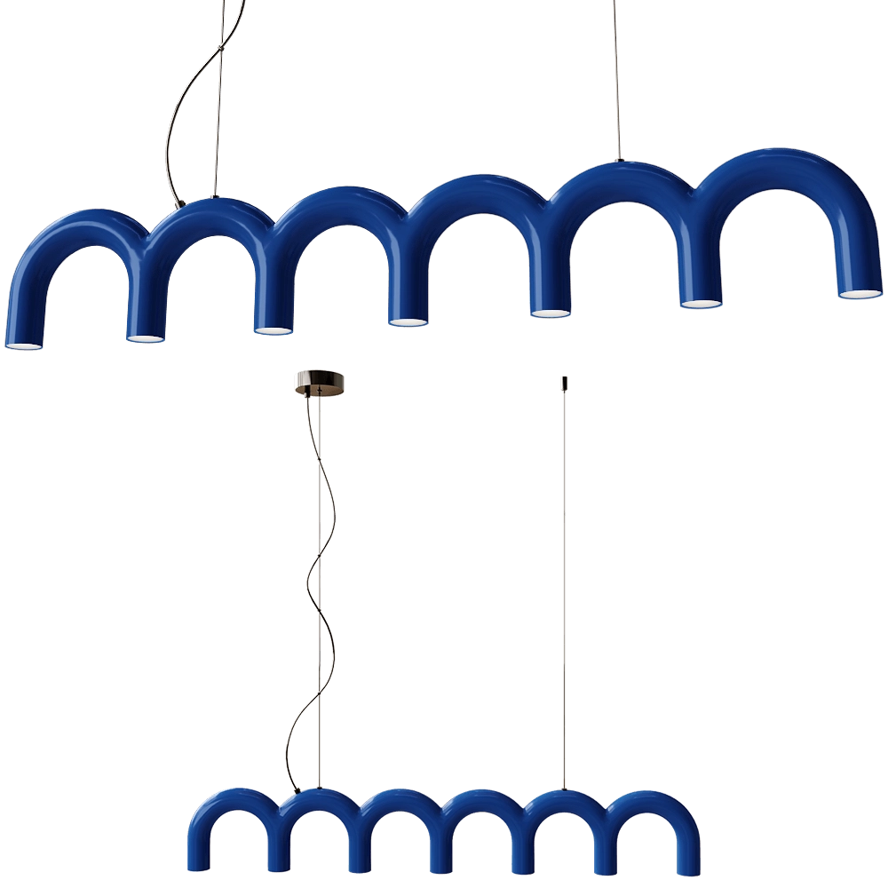 Oblure – Pendant lamp Arch Black 3D Model