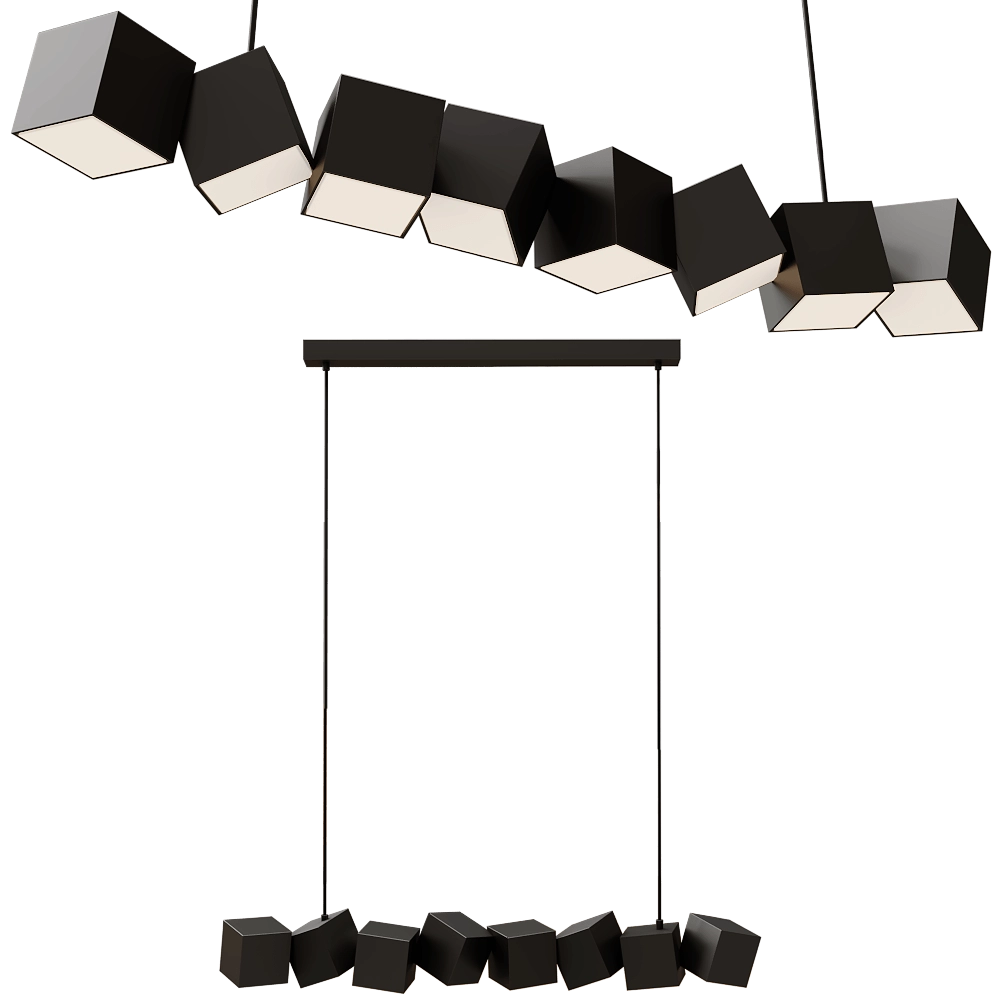 Oblure – Pendant lamp Blockchain 3D Model