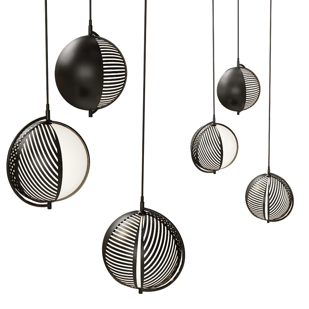 Oblure – Pendant lamp Mondo Triplette 3D Model