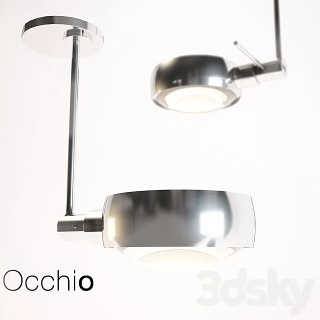 Occhio Sento. singolo. faro 3DModel