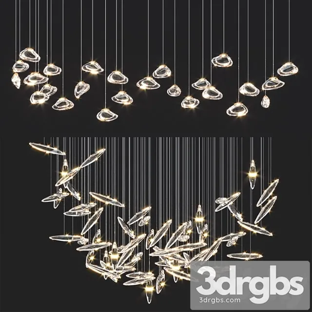 Ocher droplight chandelrers Ocher droplight chandelrers
